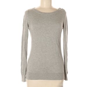 Banana Republic grey merino wool blend sweater